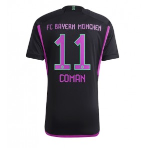 Lacne Muži Futbalové dres Bayern Munich Kingsley Coman #11 2023-24 Krátky Rukáv - Preč